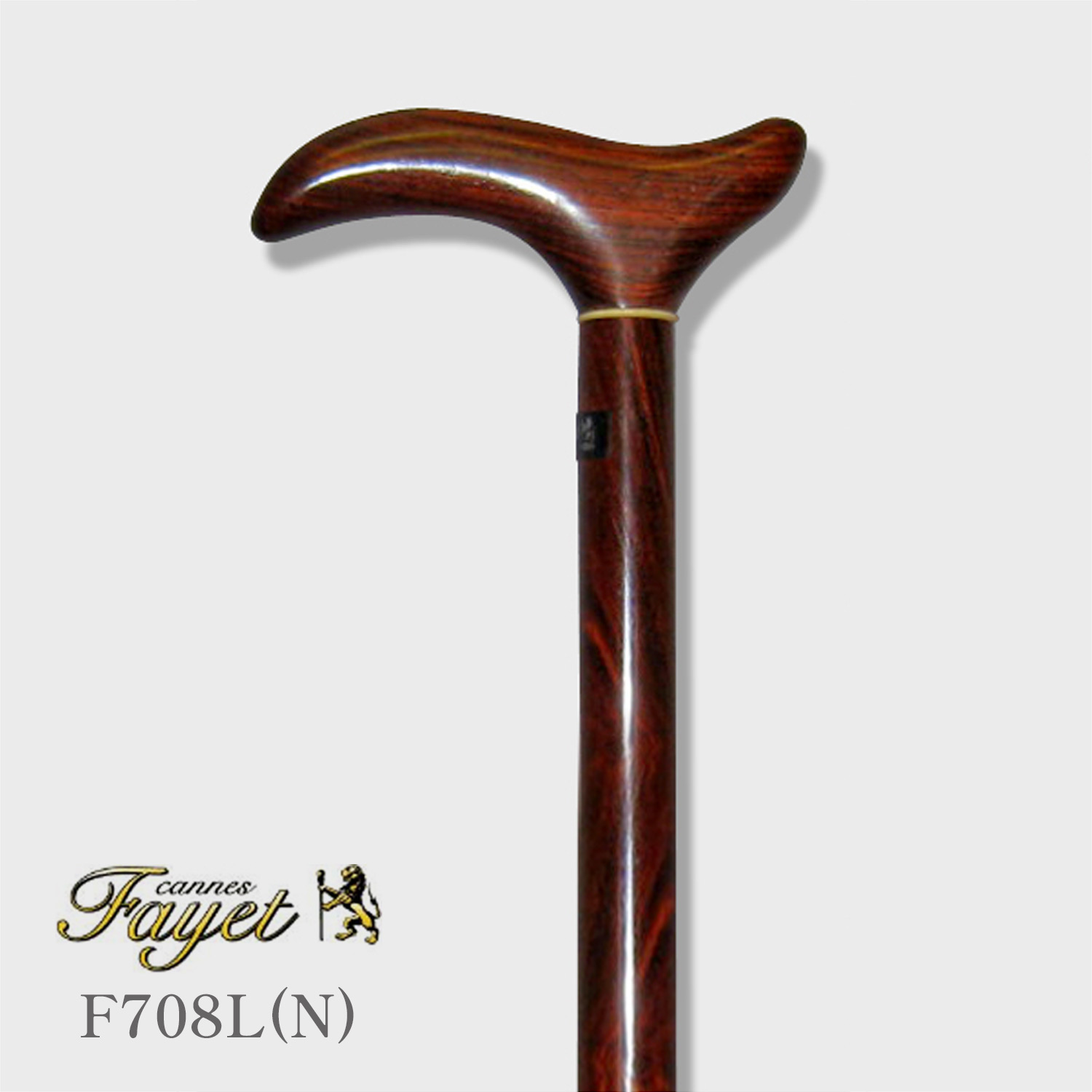 【FAYETステッキ】F708L(N)　ダービーハンドル ココボロ