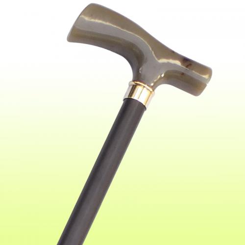 【国産高級ステッキ】 レジンT型(大)ステッキ No.68M